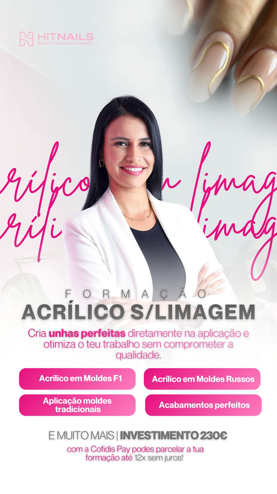 Acrílico sem Limagem